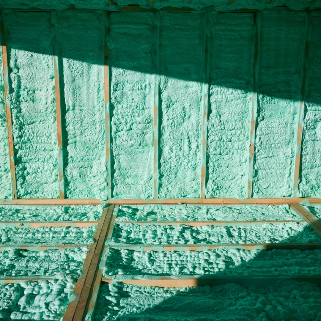 Fiberglass batt and poly